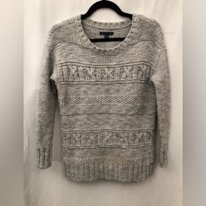 American Eagle Gray Knit Sweater Wool Blend Womens Size XS